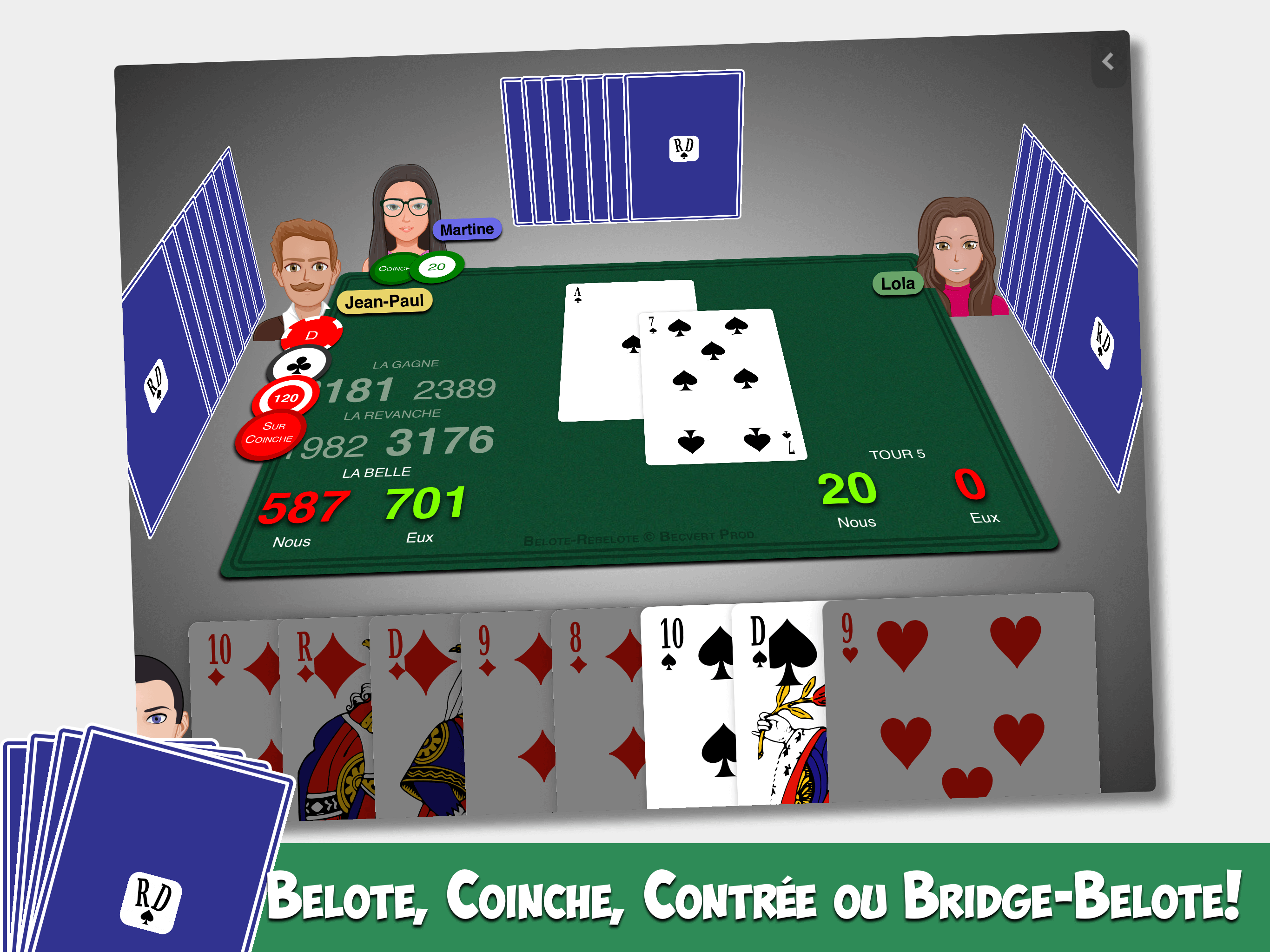 Jeux La Belote